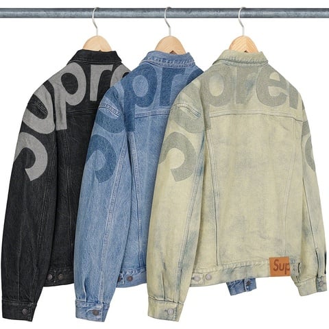 Inset Logo Denim Trucker Jacket - Supreme