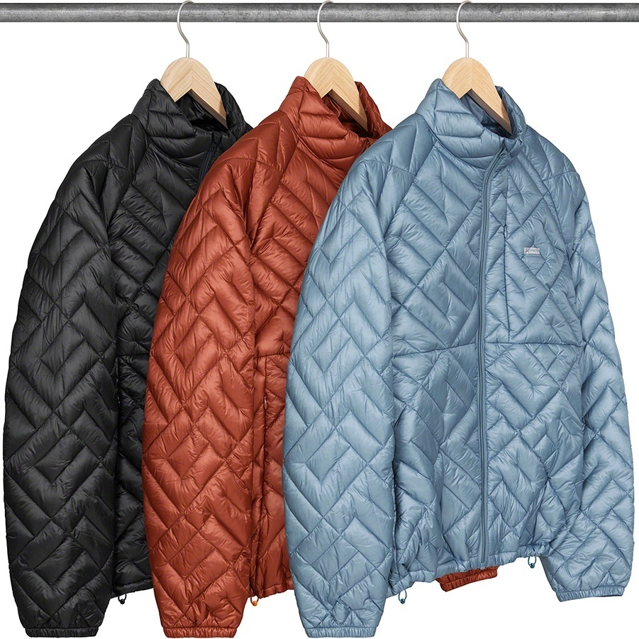 Spellout Quilted Lightweight Down Jacket - Supreme