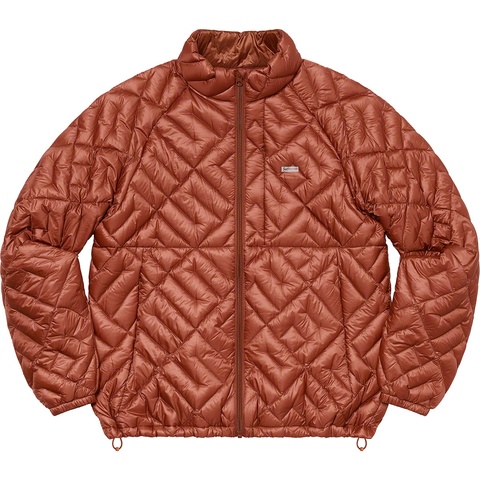 Spellout Quilted Lightweight Down Jacket - Supreme Spellout Quilted Lightweight Down Jacket - Supreme