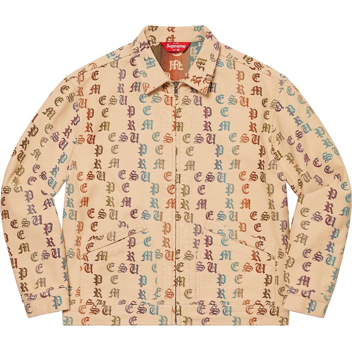 Supreme Gradient Jacquard Denim Work Jacket (SS22) - $248