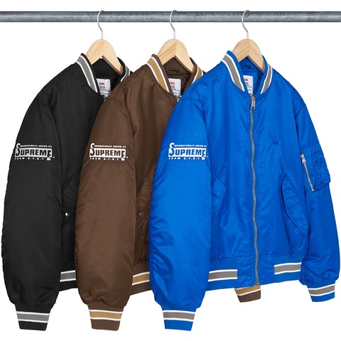 Supreme Second To None MA-1 Jacket - Colorway
