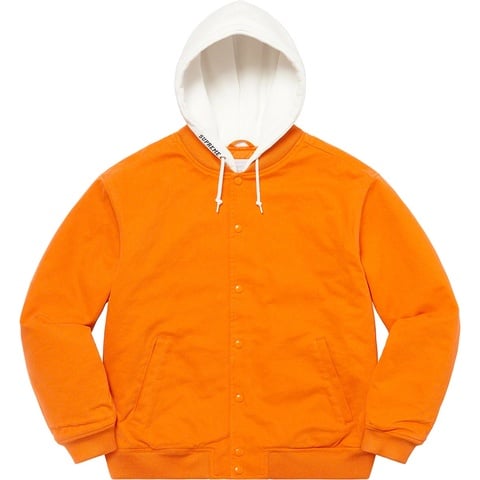 Hooded Twill Varsity Jacket - spring/summer 2022 - Supreme