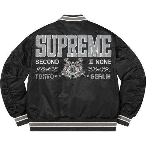 Supreme Second To None MA-1 Jacket - Colorway