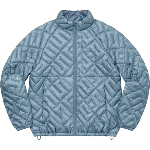 お*お様 Supreme Spellout Quilted Lightweigh Spellout Quilted Lightweight Down Jacket - Supreme
