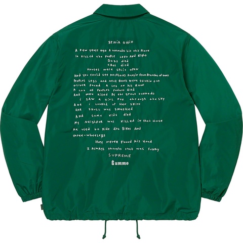 Gummo Coaches Jacket - spring/summer 2022 - Supreme
