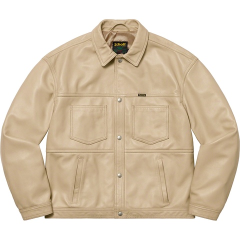 [max］Supreme/Schott Supreme®/Schott® Leather Work Jacket - Supreme