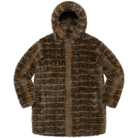 Faux Fur Hooded Coat - spring/summer 2022 - Supreme