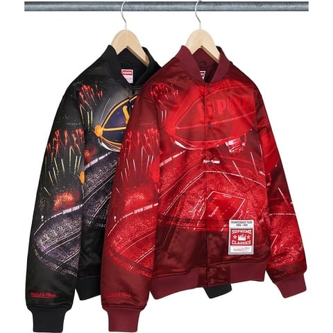 Supreme®/Mitchell & Ness® Stadium Satin Varsity Jacket - Supreme