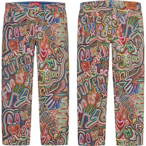 Supreme Chainstitch Regular Jean - $398.00