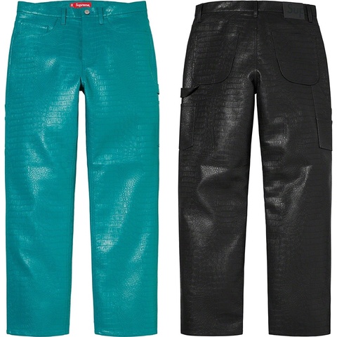 Supreme Faux Croc Painter Pant - $198.00
