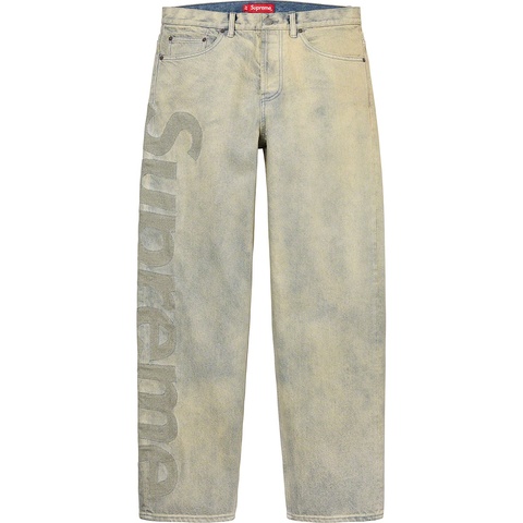 S*0様 シュプリーム　22SS Inset Logo Denim pants Inset Logo Jean - spring/summer 2022 - Supreme