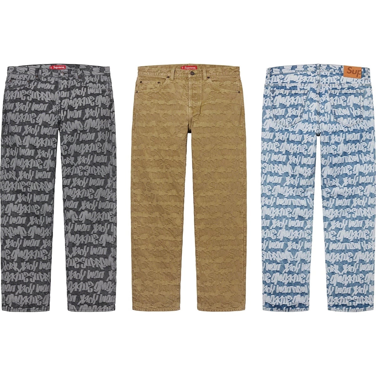 Fat Tip Jacquard Regular Jean - spring/summer 2022 - Supreme