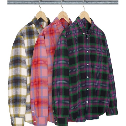 Brushed Plaid Flannel Shirt - spring/summer 2022 - Supreme