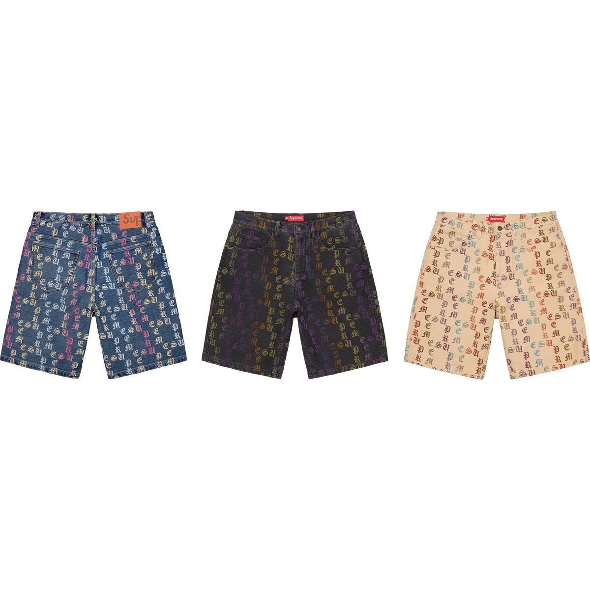 Gradient Jacquard Denim Short - spring/summer 2022 - Supreme