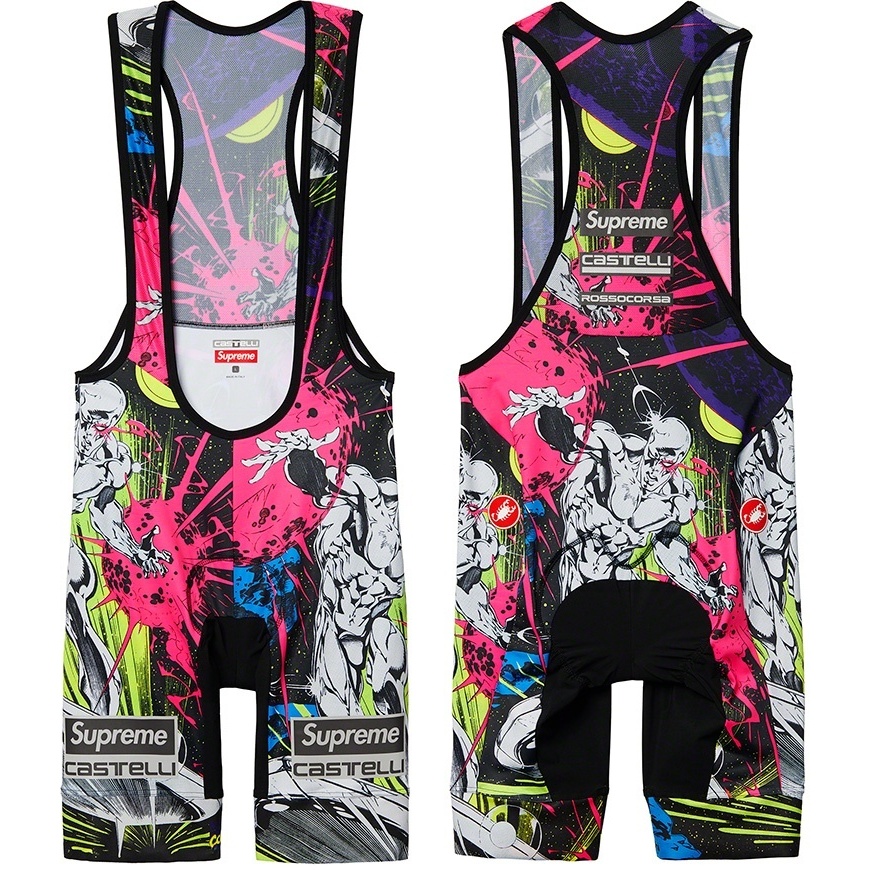 Supreme Supreme®/Castelli Silver Surfer Cycling Bib Short (spring/summer 2022) - $198.00