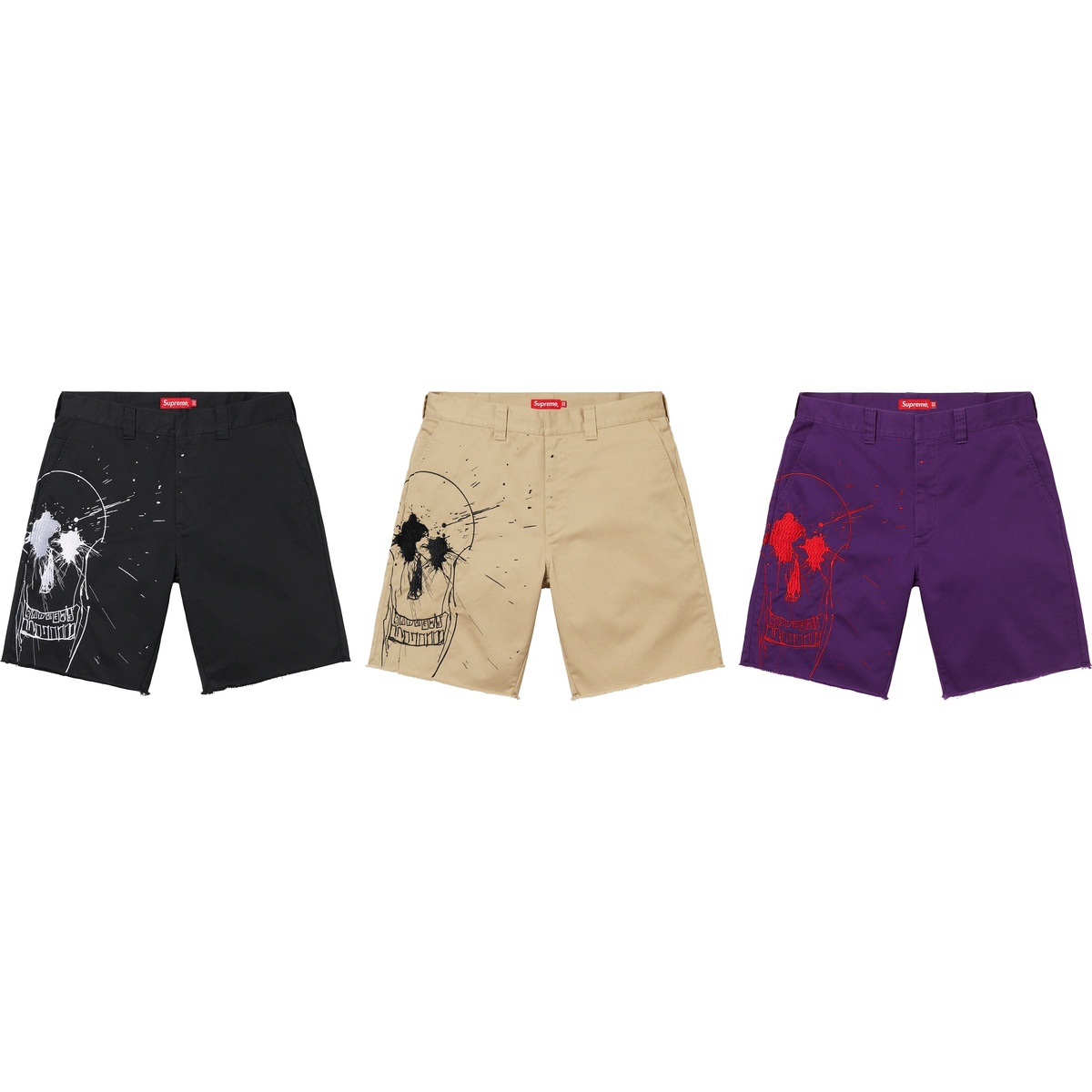 Supreme Ralph Steadman Skull Work Short (spring/summer 2022)