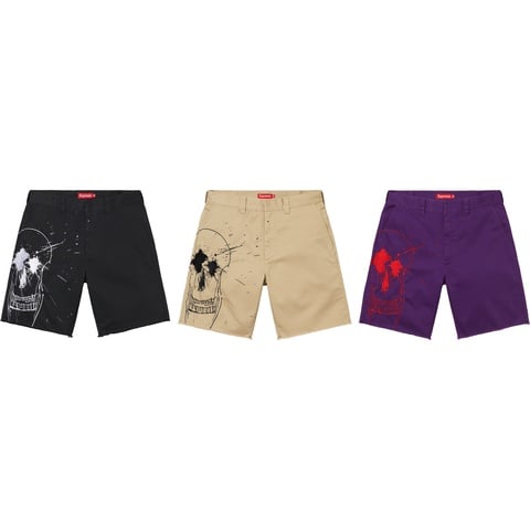 Supreme Ralph Steadman Skull Work Short