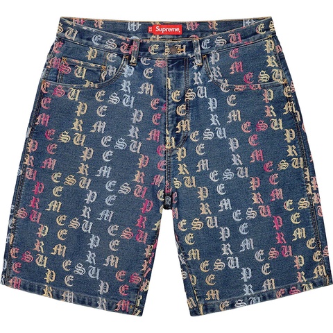 Supreme Gradient Jacquard Denim Short - Colorway