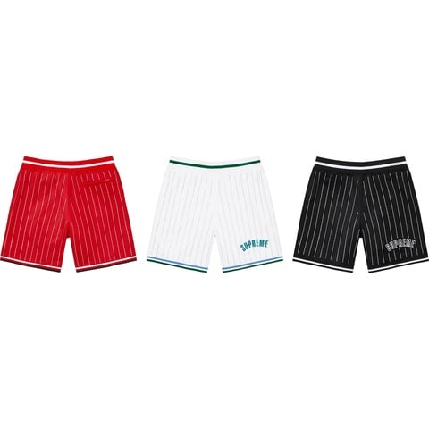 Rhinestone Stripe Basketball Short - Supreme