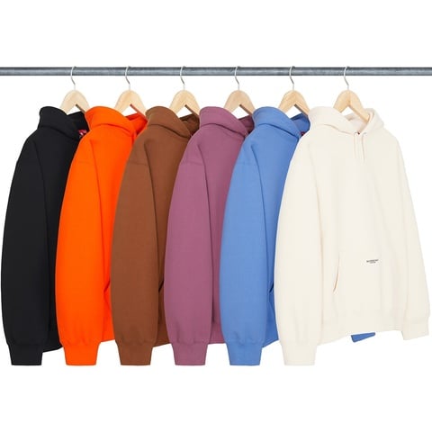 Supreme Micro Logo Hooded Sweatshirt - $158.00