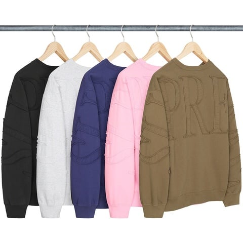Supreme Tonal Appliqué Crewneck - $148.00