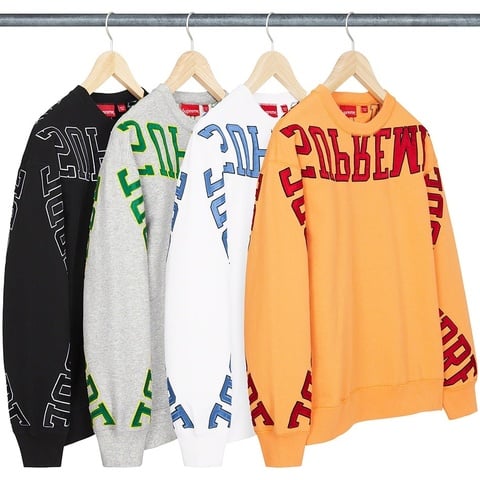 Supreme Multi Arc Crewneck - $158.00