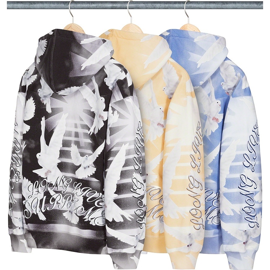 Doves Hooded Sweatshirt - spring/summer 2022 - Supreme