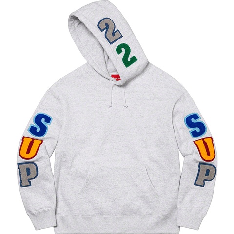 Supreme Team Chenille Hooded Sweatshirt - Supreme