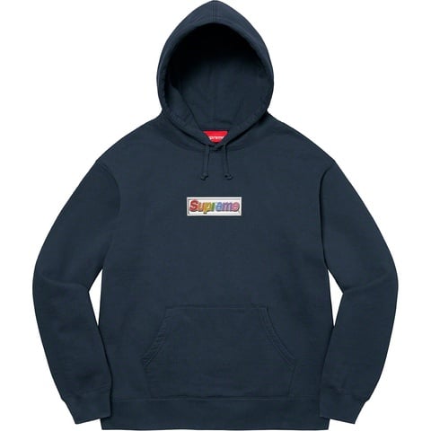 トップス Supreme Bling Box Logo Hooded Sweatshirt Supreme Bling Box Logo Hooded Sweatshirt Green Men's - SS22 - US