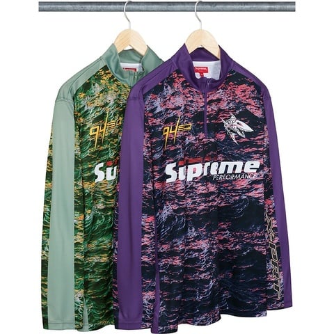 Waves Zip Pullover - spring/summer 2022 - Supreme