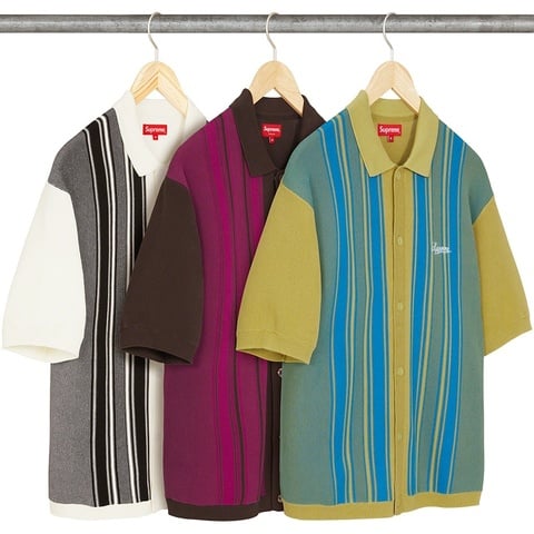 Stripe Button Up Polo - spring/summer 2022 - Supreme