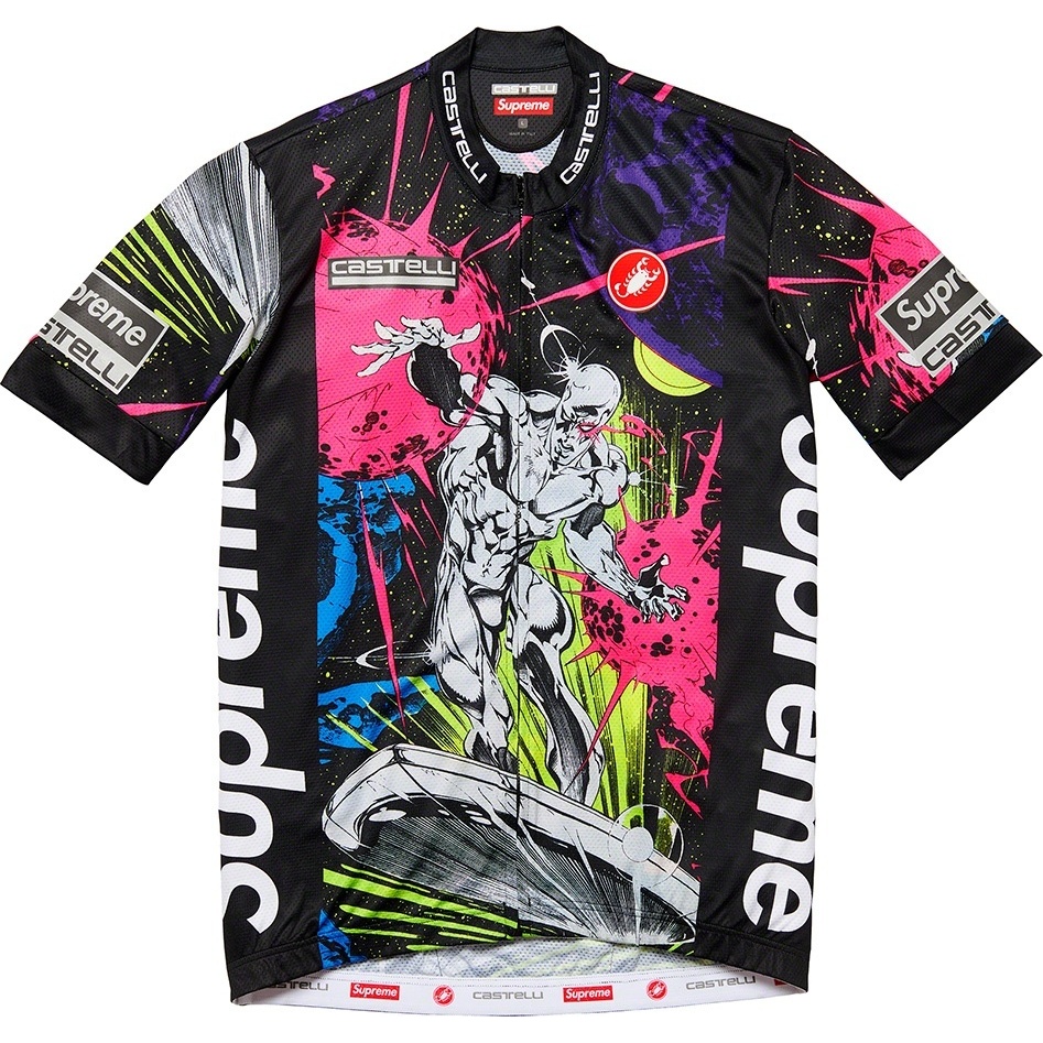 ウェア Castelli Supreme Cycling Jersey Supreme®/Castelli Silver Surfer Cycling Jersey - Supreme