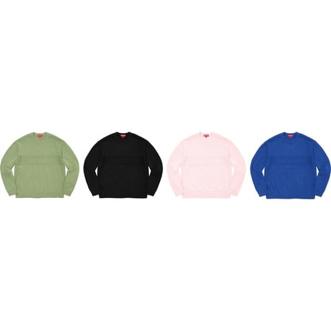 Supreme Tonal Paneled Sweater - $138.00
