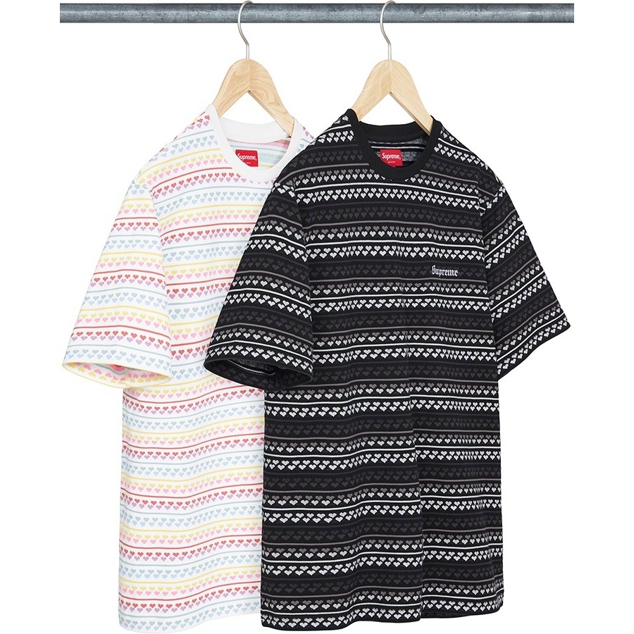 Supreme Hearts Jacquard S/S Top (spring/summer 2022) - $88.00