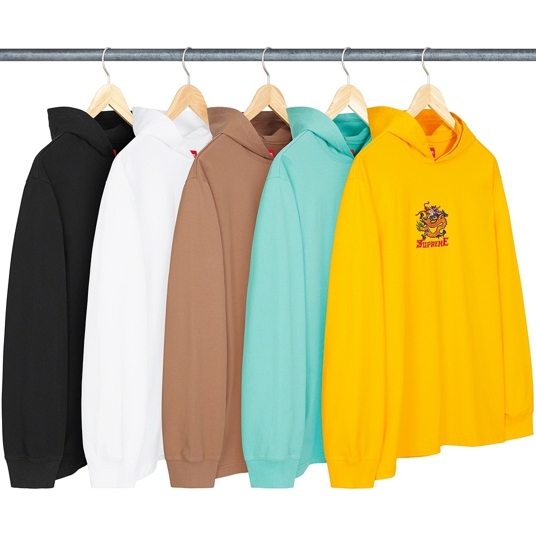 Dragon Hooded L/S Top - spring/summer 2022 - Supreme