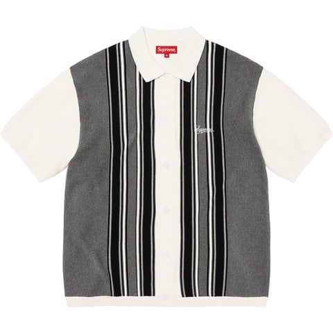 Stripe Button Up Polo - spring/summer 2022 - Supreme