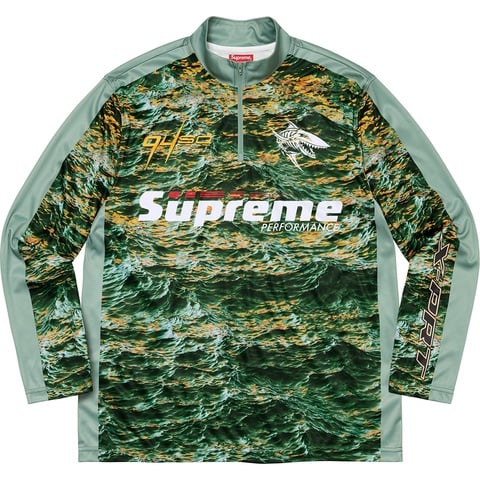 Waves Zip Pullover - spring/summer 2022 - Supreme