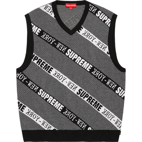 Stripe Sweater Vest - spring/summer 2022 - Supreme