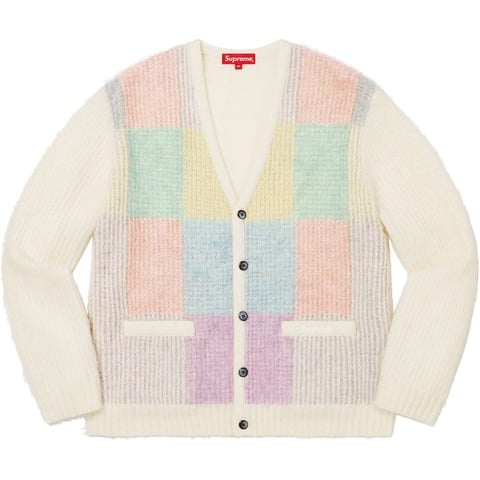 Brushed Grid Cardigan - spring/summer 2022 - Supreme