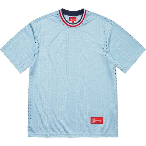 Supreme Perforated Stripe Warm Up Top - Colorway