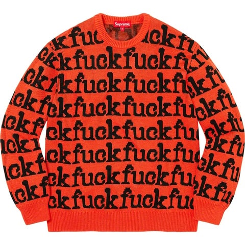 トップス Supreme fuck knit sweater Fuck Sweater - spring/summer 2022 - Supreme