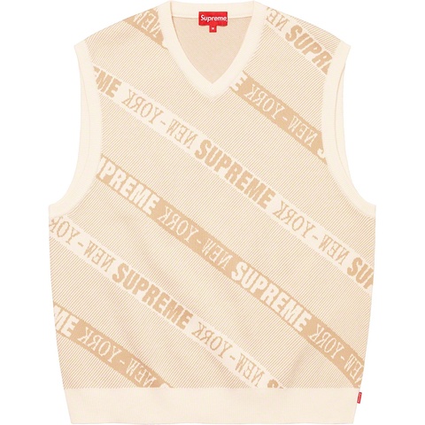 Stripe Sweater Vest - spring/summer 2022 - Supreme