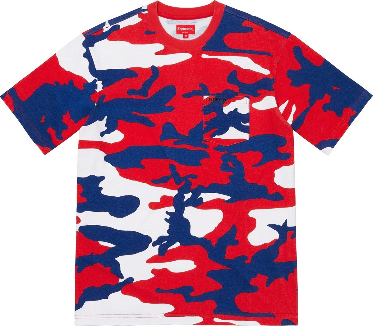 トップス Supreme S/S Pocket Tee Tiger Camo Supreme S S Pocket Tee (FW18) - $62