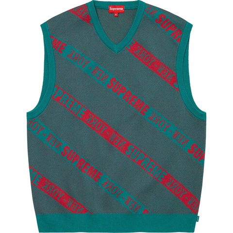 Stripe Sweater Vest - spring/summer 2022 - Supreme