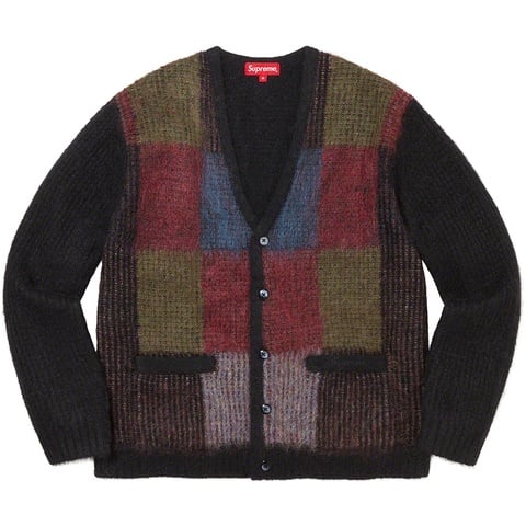 Brushed Grid Cardigan - spring/summer 2022 - Supreme