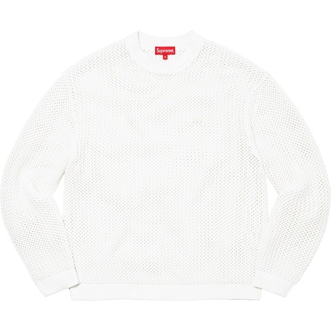 トップス Supreme Open Knit Small Box Sweater 22SS Open Knit Small Box Sweater - spring/summer 2022 - Supreme