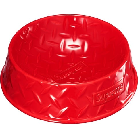 新品Supreme Diamond Plate Dog Bowl シルバー Spring/Summer 2023 Preview – Supreme