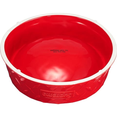 新品Supreme Diamond Plate Dog Bowl シルバー Diamond Plate Dog Bowl - spring/summer 2023 - Supreme