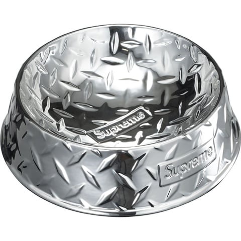 Diamond Plate Dog Bowl - spring/summer 2023 - Supreme