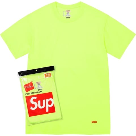 Supreme Supreme®/Hanes® Tagless T-shirts (2 Pack) - $32.00